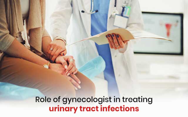 doctor advising patient of urinary tract infections