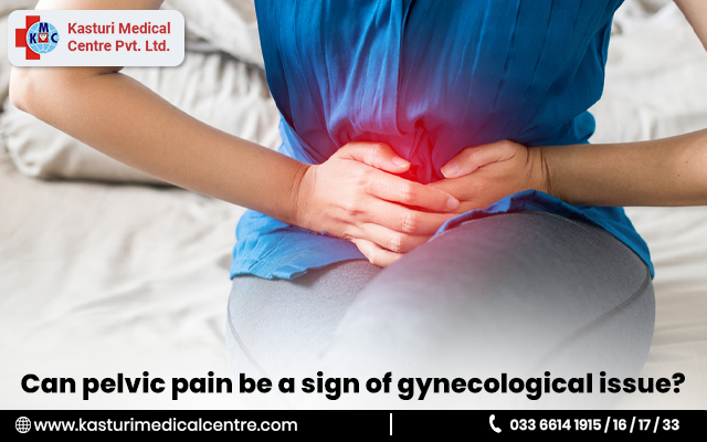 Can pelvic pain be a sign of a gynaecological issue?